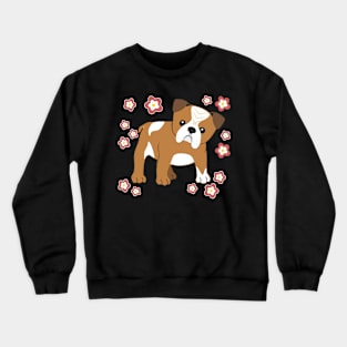 Cute English Bulldog Gifts for Owners Crewneck Sweatshirt